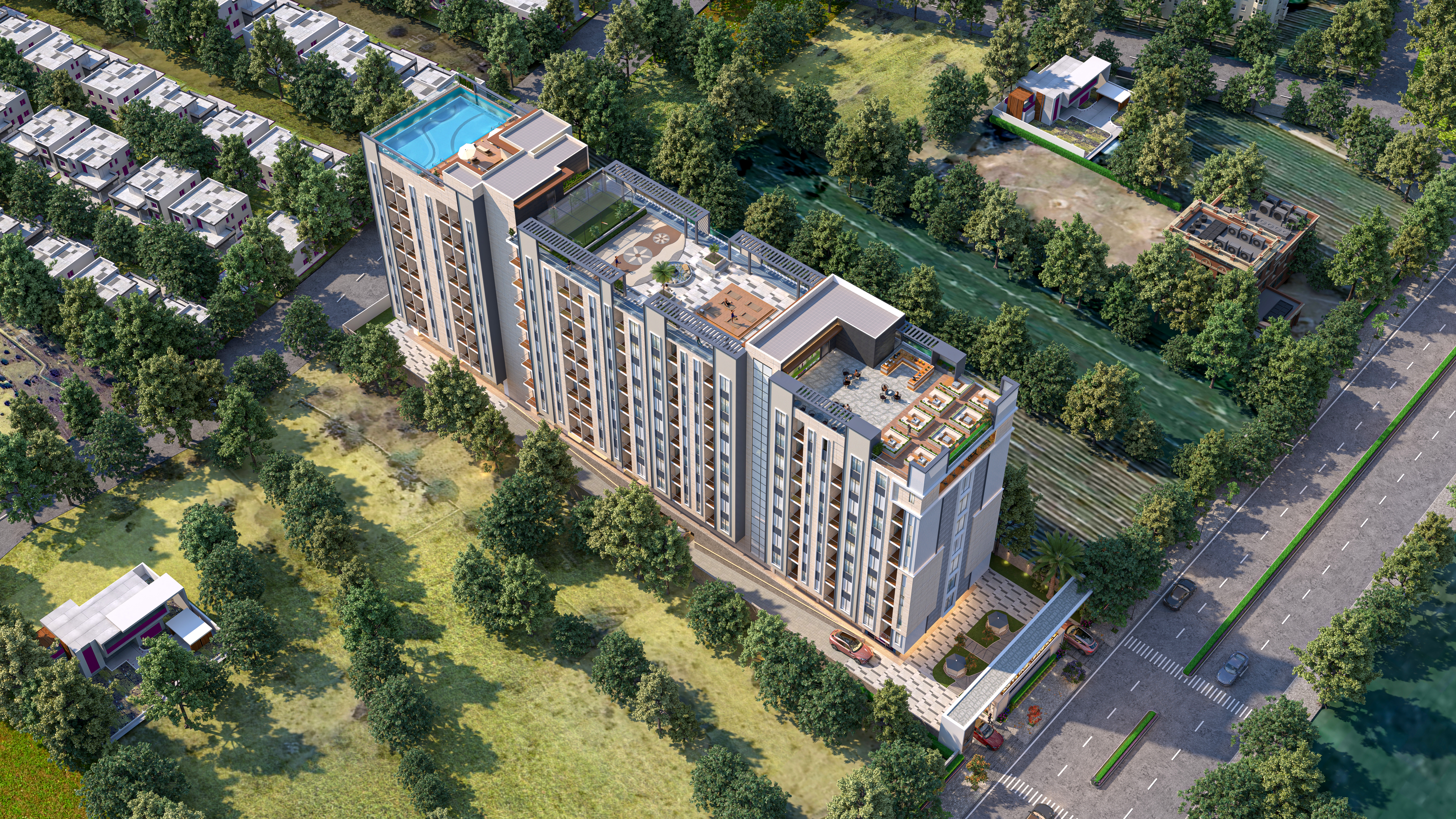 Skyline Fresco 1BHK Studio Fully Furnished Apartment