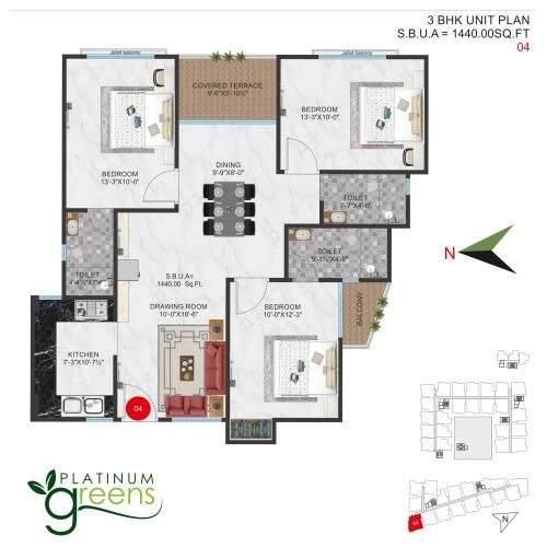 PLATINUM GREENS 2&3 BHK LUXURY APARTMENTS MANSAROVER EXTENSION JAIPUR